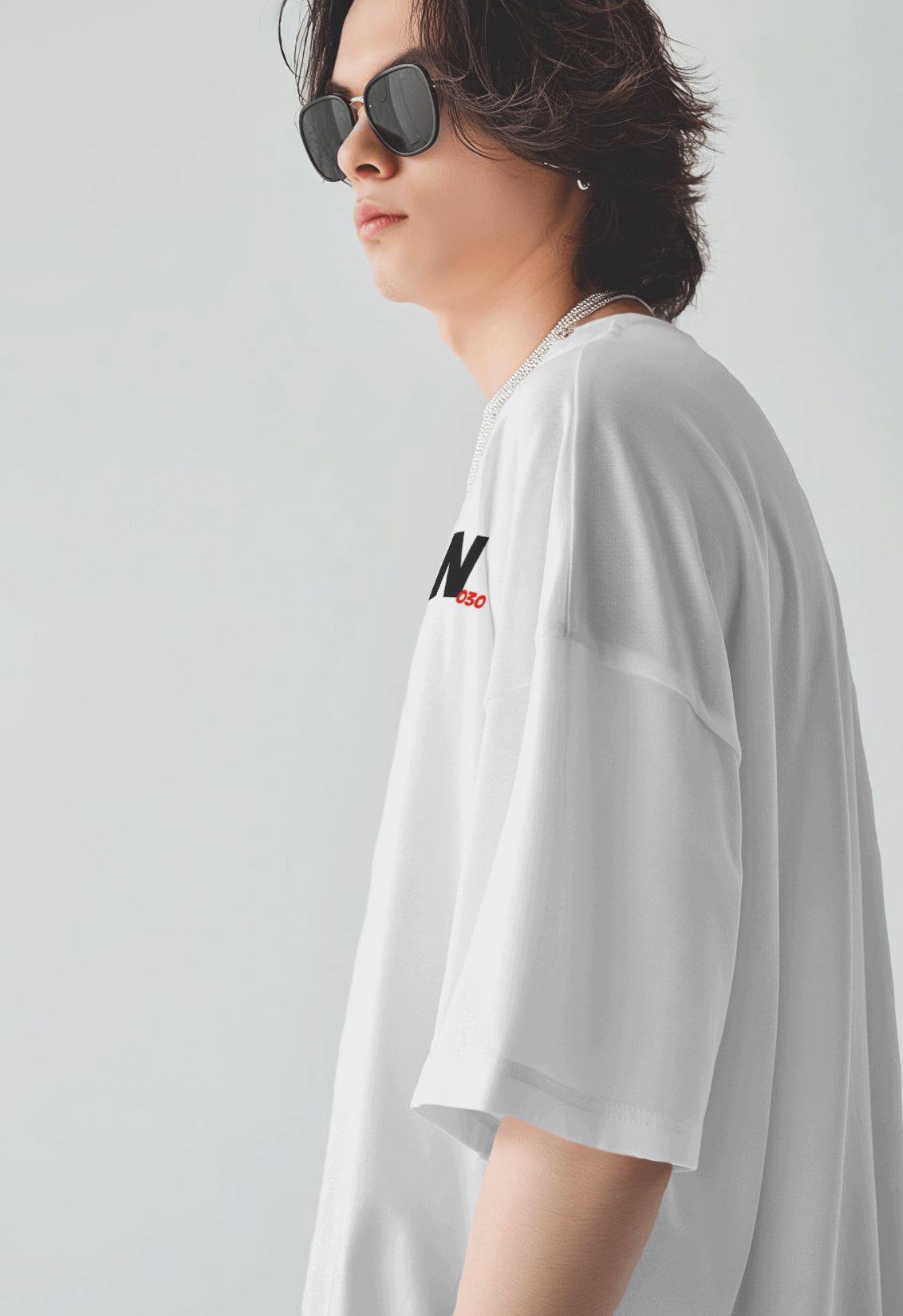 B3RLN "Surfboro" Oversized T-Shirt – 100% Cotton, Bold Back Print, Unisex Fit, Waverider Edition